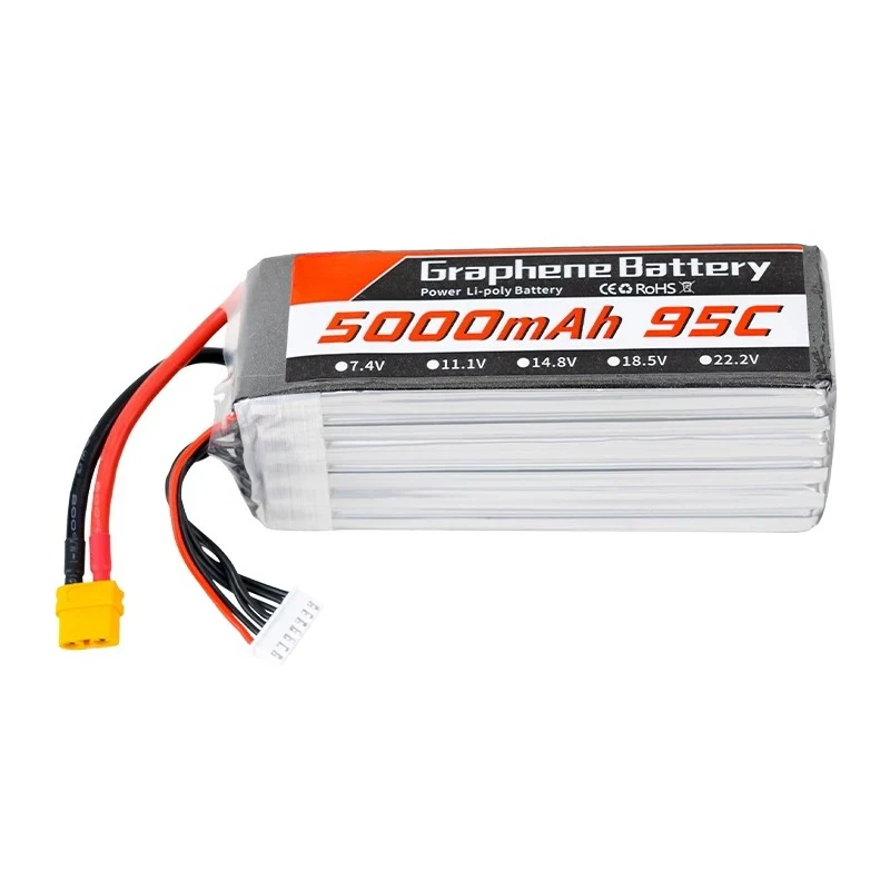 بطارية ليثيوم بوليمر 6S 22.2 ف - مراجعة 6S Lipo Battery 22.2V 5000Mah وسعره