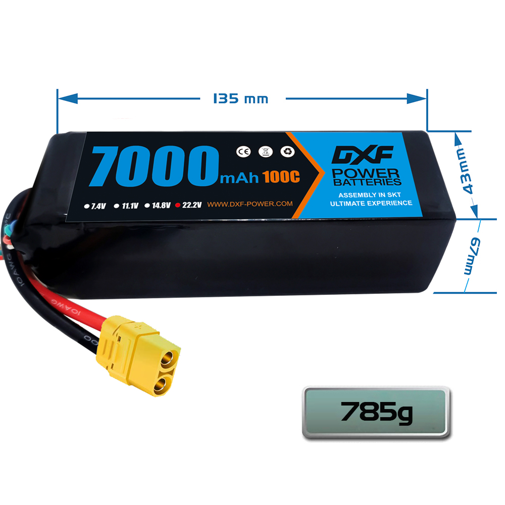 بطارية ليبو للسيارة ، خزان شاح - مراجعة 6S Lipo Battery 22.2V 5000Mah وسعره